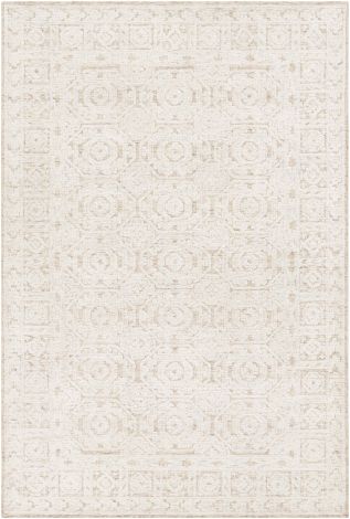 Louvre LOU-2301 Khaki, Cream Hand Tufted Traditional Area Rugs By Surya