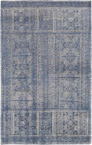 Livorno LVN-2301 Denim, Charcoal Hand Knotted Traditional Area Rugs By Surya