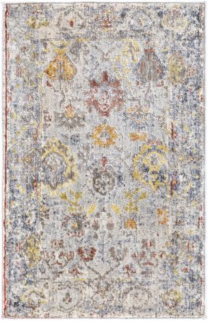Liverpool LVP-2300 Charcoal, Medium Gray Machine Woven Traditional Area Rugs By Surya