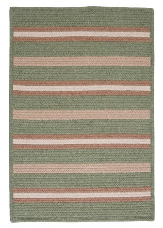 Salisbury LY69 Palm Casual, Wool Braided Area Rug by Colonial Mills