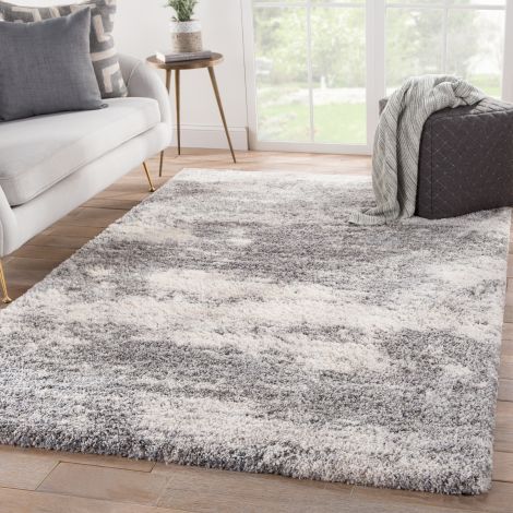 Jaipur Living Elodie Abstract Gray Ivory Area Rugs 
