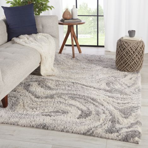 Jaipur Living Crescendo Abstract Gray Ivory Area Rugs 