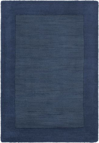 Mystique M-309 Navy, Ink Hand Loomed Modern Area Rugs By Surya