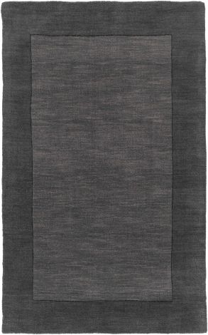 Mystique M-347 Charcoal, Black Hand Loomed Modern Area Rugs By Surya