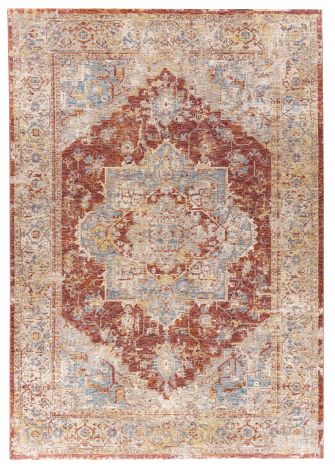 Mirabel MBE-2311 Multi Color Machine Woven Traditional Area Rugs By Surya