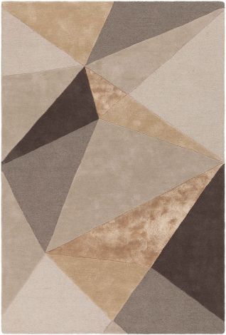 Mid Century MCY-2303 Taupe, Camel Hand Tufted Modern Area Rugs By Surya