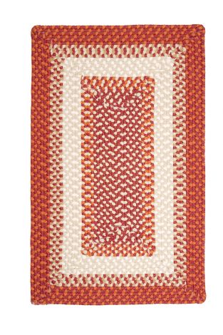 Montego MG79 Bonfire Rustic Farmhouse, Indoor - Outdoor Braided Area Rug by Colonial Mills