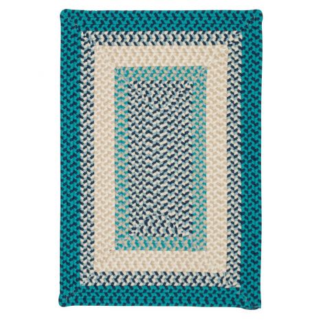 Montego MG99 Oceanic Rustic Farmhouse, Indoor - Outdoor Braided Area Rug by Colonial Mills