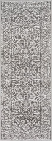 Monte Carlo MNC-2300 Charcoal, Light Gray Machine Woven Traditional Area Rugs By Surya