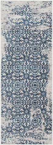 Monte Carlo MNC-2304 Sky Blue, Navy Machine Woven Traditional Area Rugs By Surya