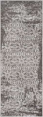 Monte Carlo MNC-2305 Charcoal, Light Gray Machine Woven Traditional Area Rugs By Surya