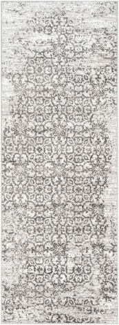 Monte Carlo MNC-2306 Charcoal, Light Gray Machine Woven Traditional Area Rugs By Surya