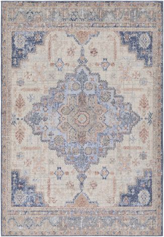 Murat MUT-2318 Multi Color Machine Woven Traditional Area Rugs By Surya