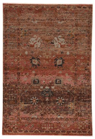 Vibe By Jaipur Living Caruso Oriental Pink Rust Area Rugs 