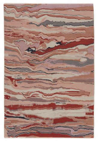 Vibe By Jaipur Living Jolene Abstract Pink Red Area Rugs 