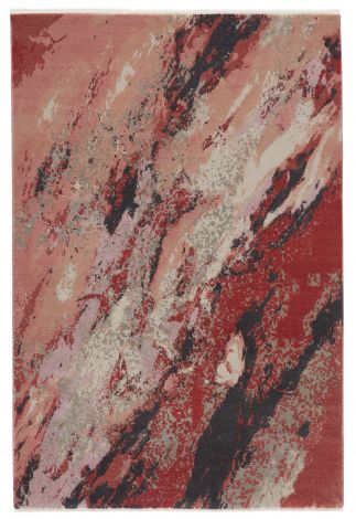 Vibe By Jaipur Living Emeline Abstract Pink Red Area Rugs 