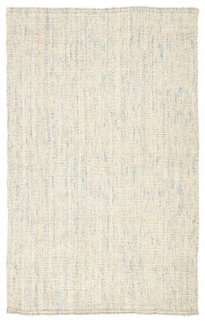 Jaipur Living Bluffton Natural Solid Ivory Blue Area Rugs 
