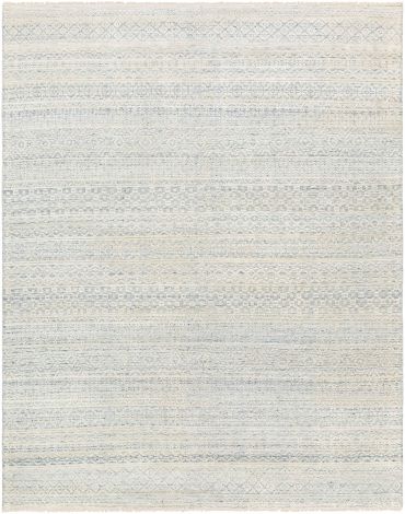 Nobility NBI-2309 Pale Blue, Teal Hand Knotted Global Area Rugs By Surya