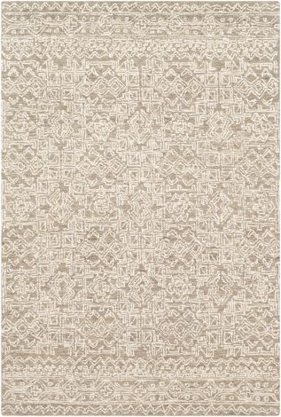 Newcastle NCS-2309 Taupe, Cream Hand Tufted Global Area Rugs By Surya