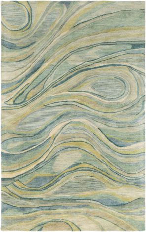 Natural Affinity NTA-1000 Cream, Seafoam Hand Tufted Modern Area Rugs By Surya