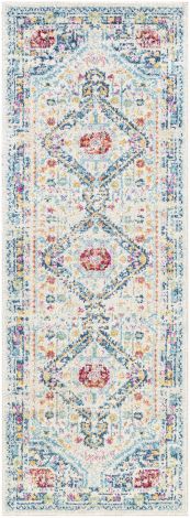Norwich NWC-2320 Dark Blue, White Machine Woven Traditional Area Rugs By Surya