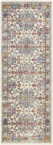 Norwich NWC-2322 Charcoal, White Machine Woven Traditional Area Rugs By Surya