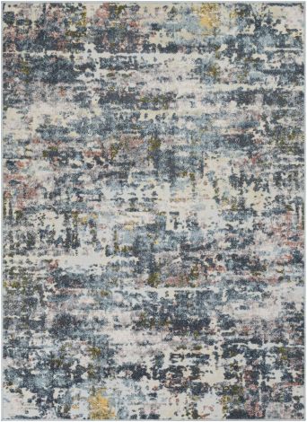 New Mexico NWM-2329 Pale Blue, White Machine Woven Global Area Rugs By Surya
