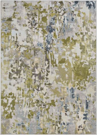 New Mexico NWM-2333 Dark Green, Grass Green Machine Woven Global Area Rugs By Surya