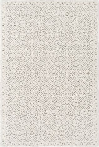 Oakland OAA-1008 Cream Hand Tufted Traditional Area Rugs By Surya