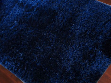 Odyssey Morris Dark Blue Polyester Shag Area Rugs By Amer.