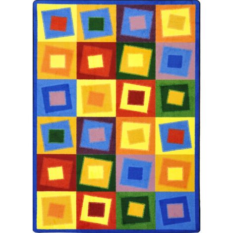 Kid Essentials Off Balance-Brights Machine Tufted Area Rugs By Joy Carpets