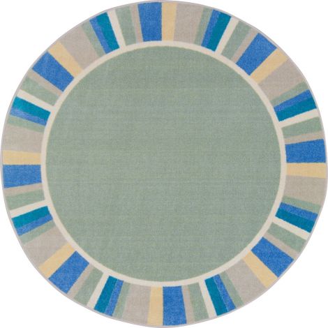 Kid Essentials Off the Cuff-Sage Machine Tufted Area Rugs By Joy Carpets