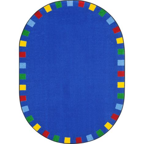 Kid Essentials On the Border-Brights Machine Tufted Area Rugs By Joy Carpets