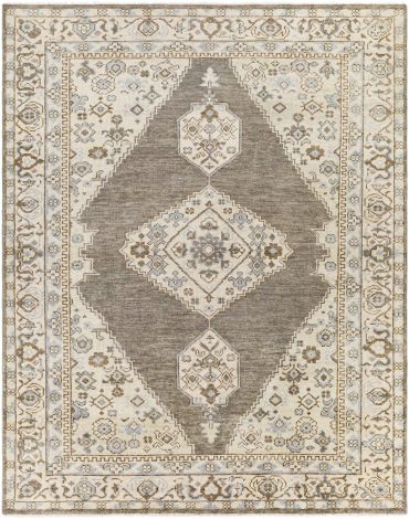 Palais PAL-2304 Charcoal, Denim Hand Knotted Traditional Area Rugs By Surya