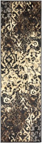 Paramount PAR-1066 Charcoal, Black Machine Woven Traditional Area Rugs By Surya