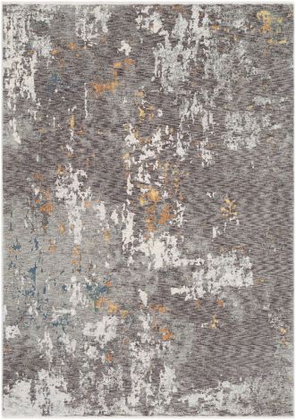 Presidential PDT-2302 Charcoal, Medium Gray Machine Woven Modern Area Rugs By Surya
