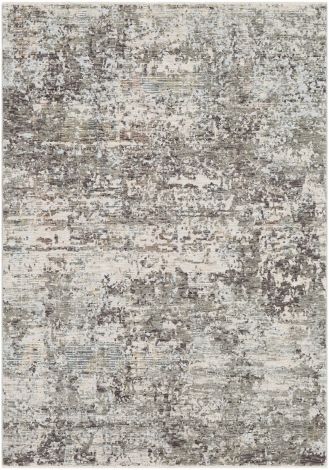 Presidential PDT-2304 Medium Gray, Charcoal Machine Woven Modern Area Rugs By Surya