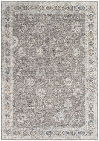 Presidential PDT-2307 Lime, Medium Gray Machine Woven Traditional Area Rugs By Surya