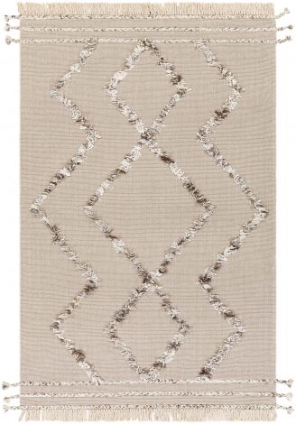 Palo Alto PLA-2304 Taupe, Camel Hand Woven Global Area Rugs By Surya