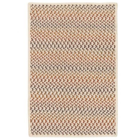 Chapman Wool PN01 Autumn Blend Rustic Farmhouse, Wool Braided Area Rug by Colonial Mills