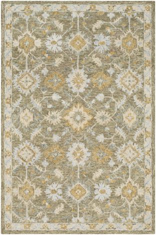 Panipat PNP-2306 Olive, Khaki Hand Tufted Traditional Area Rugs By Surya