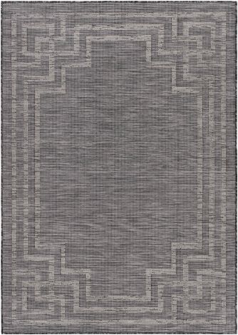 Pasadena PSA-2350 Charcoal, Black Machine Woven Traditional Area Rugs By Surya