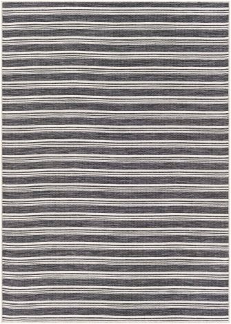 Pasadena PSA-2384 Charcoal, Cream Machine Woven Cottage Area Rugs By Surya