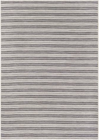 Pasadena PSA-2388 Charcoal, Cream Machine Woven Cottage Area Rugs By Surya