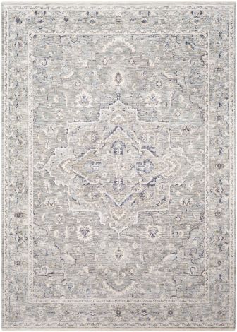 Palazzo PZL-2300 Taupe, Camel Machine Woven Traditional Area Rugs By Surya