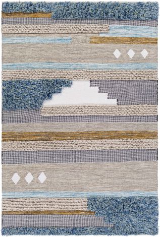 Quenby QUE-2301 Multi Color Hand Woven Global Area Rugs By Surya