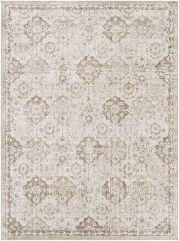 Roma ROM-2368 Camel, Cream Machine Woven Traditional Area Rugs By Surya