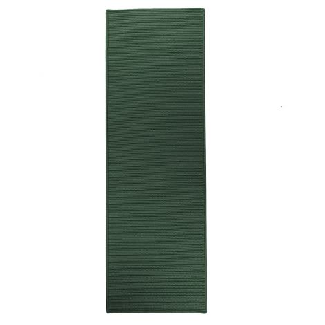 Reversible Flat-Braid (Rect) Runner RT62 Hunter Green Casual, Indoor - Outdoor Braided Area Rug by Colonial Mills