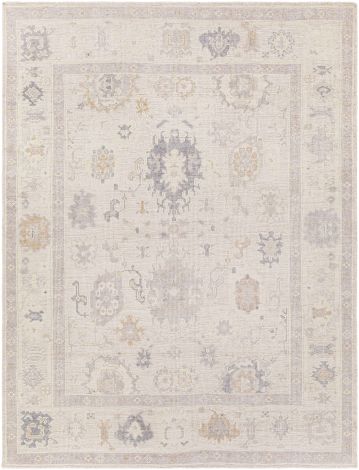 Revere RVE-2300 Camel, Medium Gray Hand Knotted Traditional Area Rugs By Surya