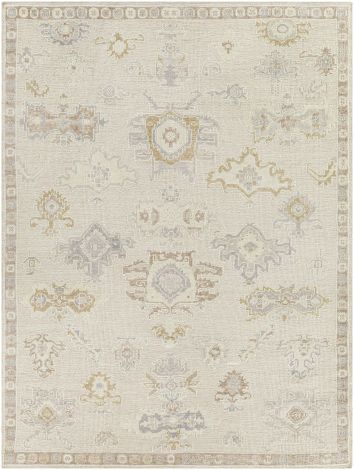 Revere RVE-2303 Camel, Light Gray Hand Knotted Traditional Area Rugs By Surya